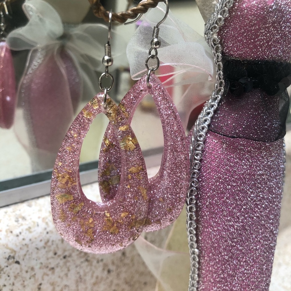 Beautiful handcrafted hook earrings.